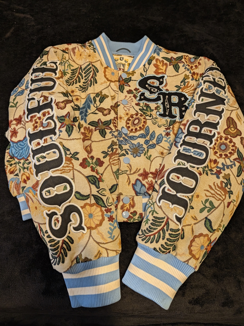 TAPESTRY CROPPED JACKET
